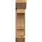 Ekena Millwork Balboa Slat Rough Sawn Bracket w/ Offset Brace, Western Red Cedar, 8"W x 26"D x 34"H BKT0806X26X34BOA06RWR - alternate 2
